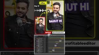 [DAY-1] Learn Video Editing  | @ProfitableEditor  #shorts #editingtutorial #videoediting