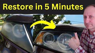 How to Restore Headlights PERMANENTLY Best method | Flannel Guy DIY