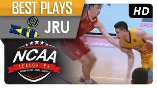 Jed Mendoza breaks out a spin move for the acrobatic finish | JRU | Best Plays | NCAA 93 | MB