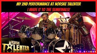 MY SECOND PERFORMANCE AT NORSKE TALENTER (2024) - DOMMERUTVELGELSE (JUDGE SELECTION) - EXTREME DRUMS