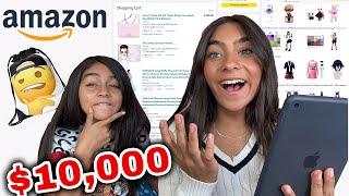 SPENDING $1000 on Amazon | Mercedes and Evangeline Lomelino