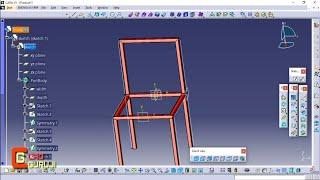 CATIA V5 Tips and Tricks | Structure Design | Editable CAD Modeling| Parametric Design | #cadguruji