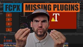 FCPX Missing Plugins FIX Tutorial