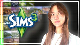 Ranking ALL The Sims 3 WORLDS! 