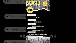 Quick Info Facts #Asian Country #15  #Iraq   #Baghdad Unveiled  InfoVoyage ,#shorts