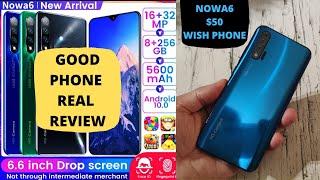 NOWA 6 $50 WISH PHONE UNBOXING REAL REVIEW for not a bad phone for the price