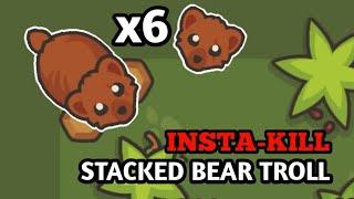 Taming.io - STACKED BEAR TROLL - INSTAKILL