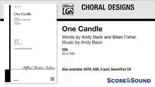 One Candle, by Andy Beck and Brian Fisher – Score & Sound