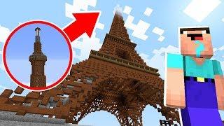 ЧТО НАХОДИТСЯ НА ВЕРШИНЕ ЭЙФЕЛЕВОЙ БАШНИ НУБИКА В МАЙНКРАФТ ? МУЛЬТИКИ MINECRAFT