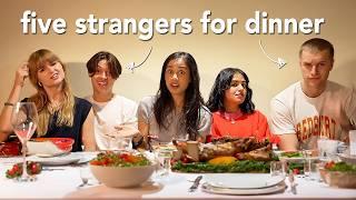 i invited five strangers for dinner in london