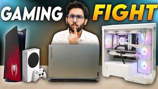 Gaming Laptop Vs Gaming Console Vs Gaming PC Build - Ultimate Comparison!