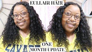 EULLAIR HAIR HONEST FINAL REVIEW 1 MONTH UPDATE | 13*4 LACE FRONTAL WIG