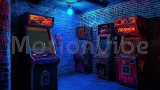 Animated Background, Horror Arcade, Game Horror, Retro Horror Arcade, Ghost Games, Grim Machines