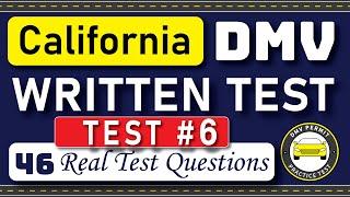 2025 California DMV Written Test 5 | 46 Real Test Questions | California DMV Practice Test