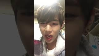 V as a rapper 