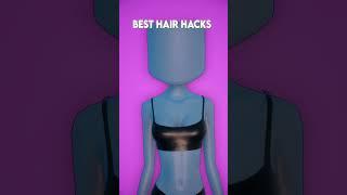 3 SECRET BRAT HAIR HACKS IN DRESS TO IMPRESS #shorts