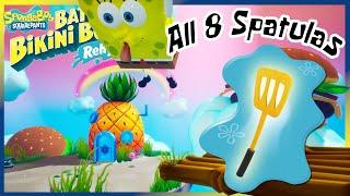 Spongebob's Dream - All Golden Spatulas | SpongeBob Battle for Bikini Bottom - Rehydrated