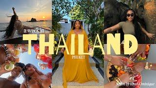 PHUKET VLOG! | LUXURY VILLA + FLOATING BEACH CLUB + ELEPHANTS + ISLAND HOPPING + THAI CUISINE & MORE