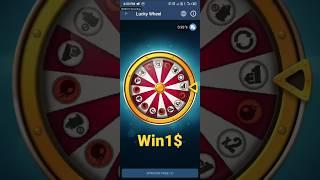 Free lucky wheel win 1$.#1xbet #2023 #shortvideo