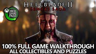 Hellblade 2 - 100% Full Game Walkthrough - All Collectibles, Achievements & Puzzles (Xbox Game Pass)