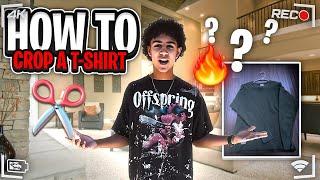 HOW TO: Crop a T-Shirt Tutorial | Men's Fashion & Streetwear