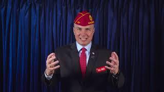 American Legion National Commander channels "Eye of the Tiger"