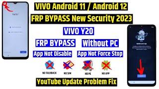 Vivo Y20 Frp Bypass | Reset Google Account | Android 11 | Android 12 (Without Pc)