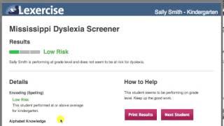 Mississippi Dyslexia Screener Explanatory Video-Lexercise