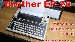 Brother EP-20: Incredibile Macchina da Scrivere del 1983