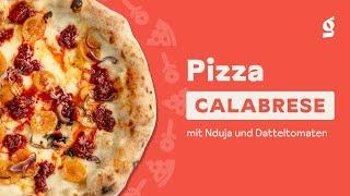 Probier Pizza alla Nduja (streichzarte Chili- Salami, die Dich umhauen wird)