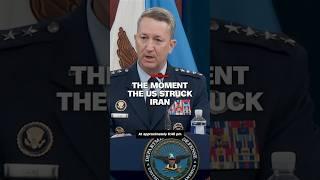 General describes the moment the US struck #Iran