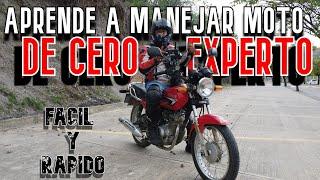 APRENDE A MANEJAR MOTO ESTANDAR FACIL Y RAPIDO.