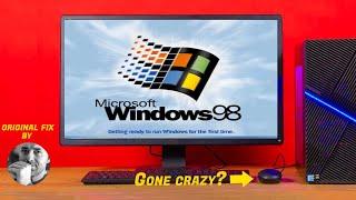 Let's install Windows 98 SE on a modern PC on SSD! (and how to fix the CRAZY USB MOUSE behavior)