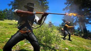 Foreman Brothers vs Lawmen - Red Dead Redemption 2 NPC Wars 129