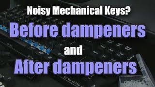 Adding O Ring Key Dampeners to A  Noisy Budget Mechanical Keyboard - Do they work?
