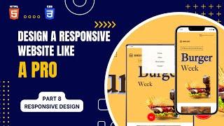 Simple Responsive Website | HTML CSS | Responsive Design