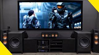 MASSIVE BASS in this Florida Home Theater Tour - Dual 18" GSG Audio Mini Marty Subs