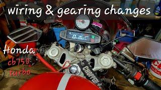 Turbo CB750 Build changes to go 1/4mi drag racing