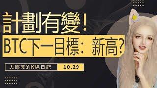 BTC迎多頭盛宴，下一目標：新高？丨10.28大漂亮的K線日記 丨 #btc #eth #crypto #大选