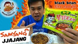  JJAJANG Black Bean SPICY Noodle CHALLENGE | Samyang Mukbang | GoFriday Vlog 19