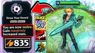 Ezreal, but he's a MELEE CHAMPION with a SWORD | 2v2 Arena