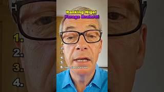 Ranking Nigel Farage Brainrot #shorts #ukmemes #skibidi #sigma #cameo #british #funny #clips