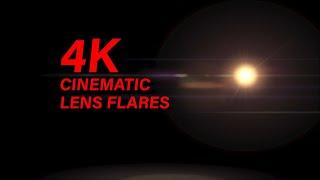 Lens flare green screen Effects 4K + black screen version