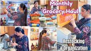 MONTHLY GROCERY HAUL & FRIDGE ORGANIZATION! Tips for a Clutter-Free Kitchen"