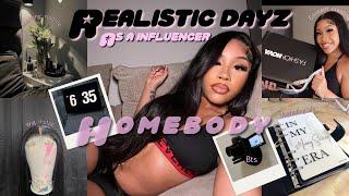 Realistic day in my life as a full time micro INFLUENCER|  editing, homebody era, maintenance,& MORE