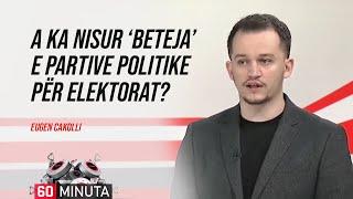 A ka nisur ‘beteja’ e partive politike për elektorat? - Eugen Cakolli | 60 Minuta | 15.11.2024