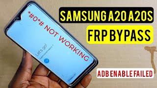 Samsung A20,  A20s Frp Bypass/Google Account Remove || Android 10 Latest Security