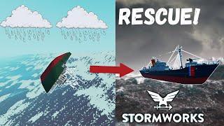 The Perfect Storm RESCUE Mission! | Stormworks Multiplayer