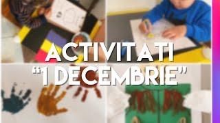 GRADINITA ONLINE – ACTIVITATI 1 DECEMBRIE | Grupa Mica | Rutina de dimineata in STOL || eVrabie