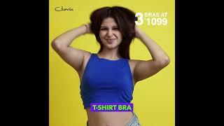 Triple the Comfort, Triple the Style! | Clovia 3 Bras for Just ₹1099!